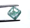4.10 Carat Nice Looking Green Emerald Colombia Emerald Shape Certified  Semi Transparent Gemstone SN62