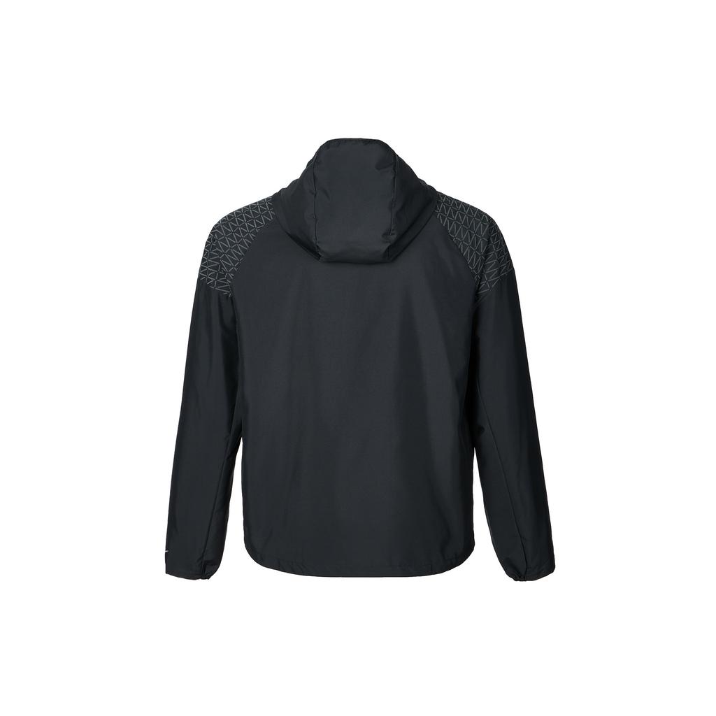 Nike Essential Run Division Flash Logo Reflective Print Running Jacket Men Jackets Black CU7871-010