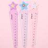 1 Piece Cute Carrot Star Sword Stationery Cartoon Drawing Kitten Straight Plastic Ruler