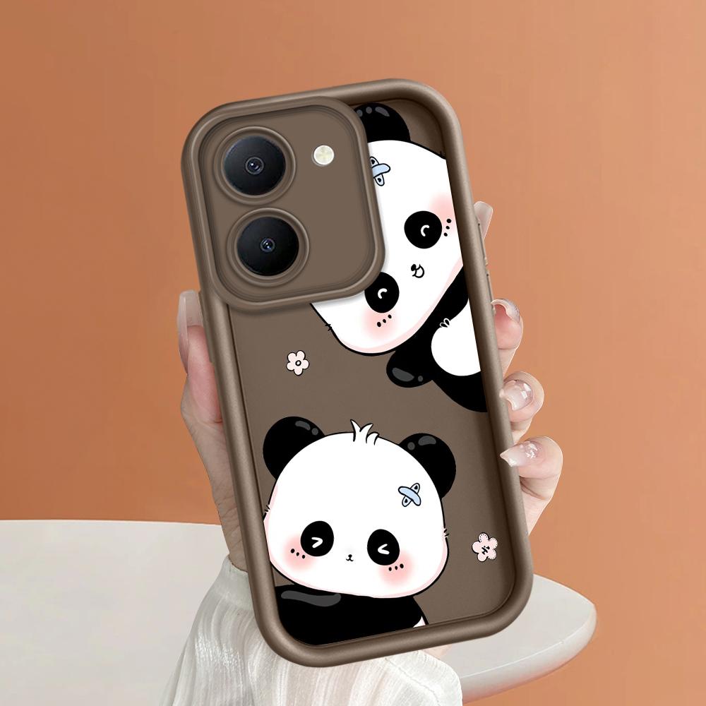 Мягкие силиконовые квадратные лестницы с мультяшным узором, полное покрытие, защита камеры, противоударный чехол для iPhone Infinix Tecno Vivo