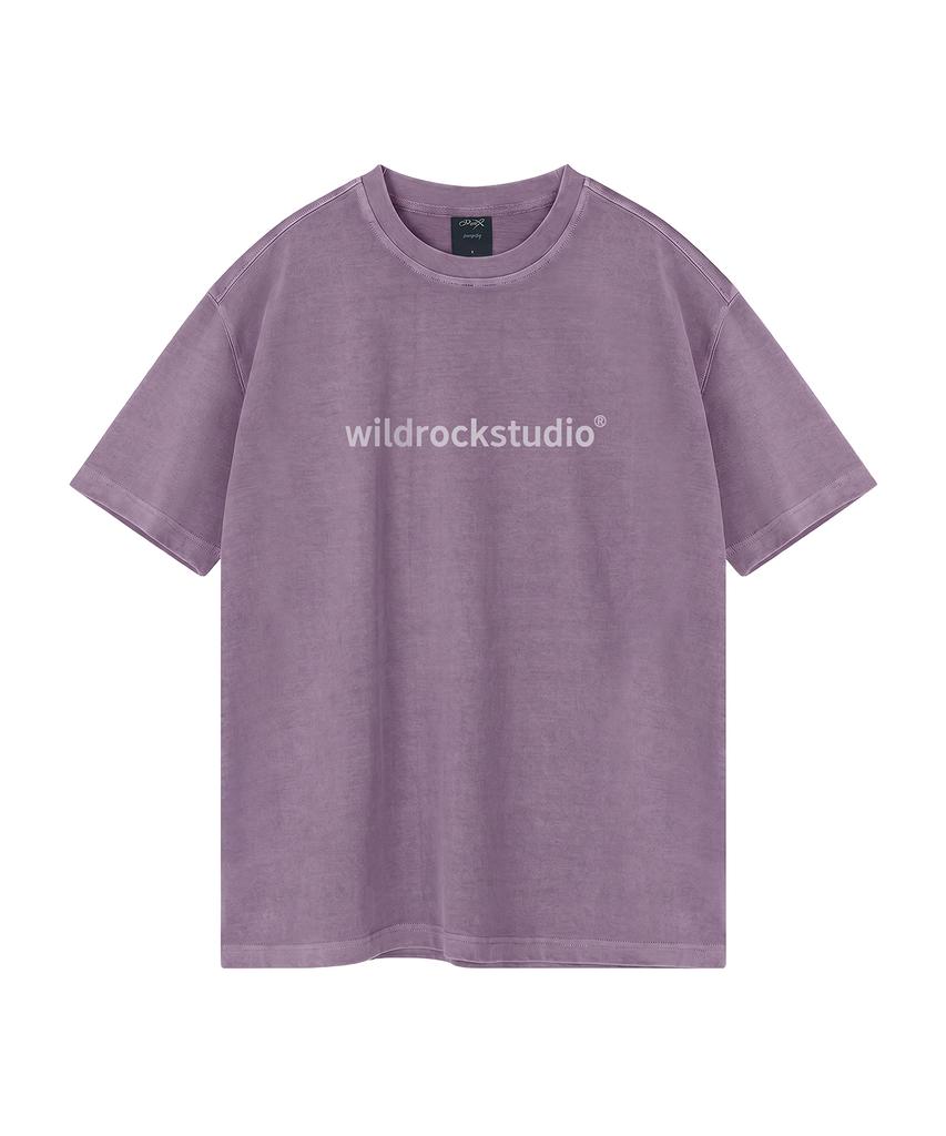 WILDROCK Standard Logo Pigment Oversized Short Sleeve T-Shirt (Includes Cropped) (Type A)