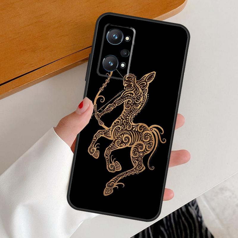Знаки Зодиака Для Чехла Realme C67 C55 C53 C51 C35 C33 C31 C30 C25s C21Y GT Neo 6 GT5 9 10 11 12 Pro Plus
