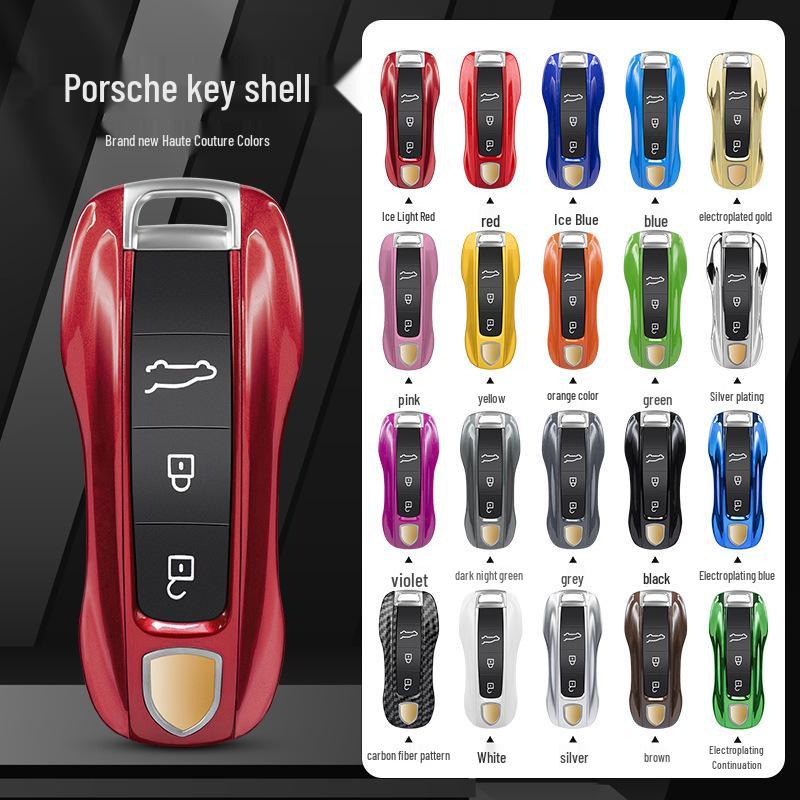 Чехол-брелок Porsche для Cayenne, Macan, Panamera, 718, Taycan, 911 - Сумка с пряжкой, меняющей цвет