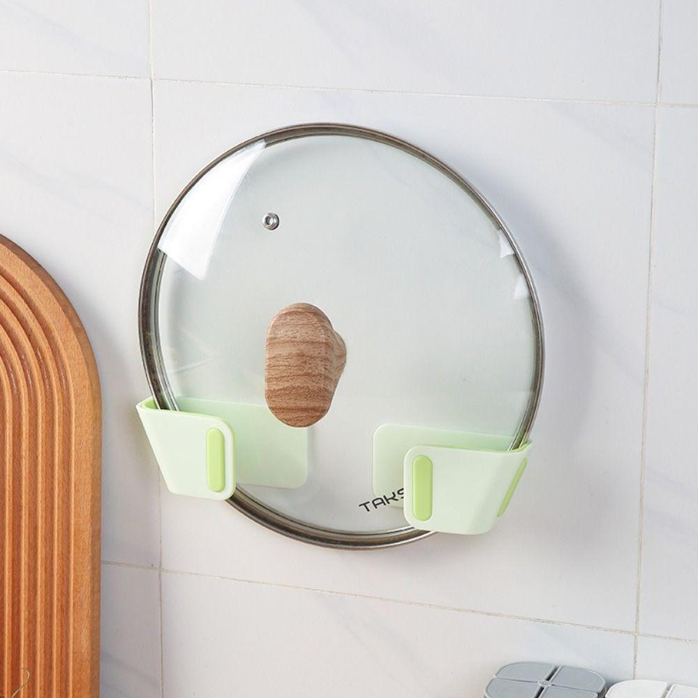 Настенный держатель для крышки кастрюли, разделочная доска без перфорации, полка для сковороды, подставка для кастрюли, кухонный инструмент для хранения