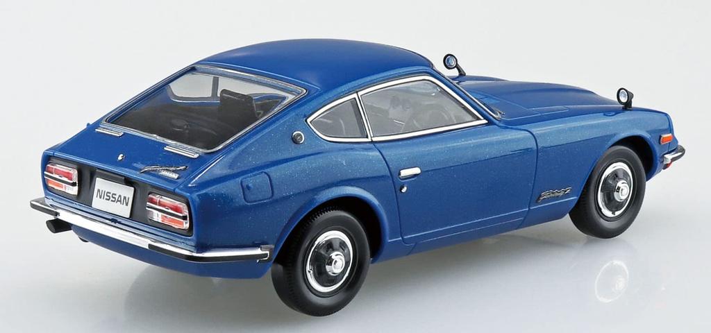 Aoshima Bunka Kyozaisha The Snap Kit Series Nissan S30 Fairlady Z Blue Metallic Color Coded Plastic Model 1/32 13-E