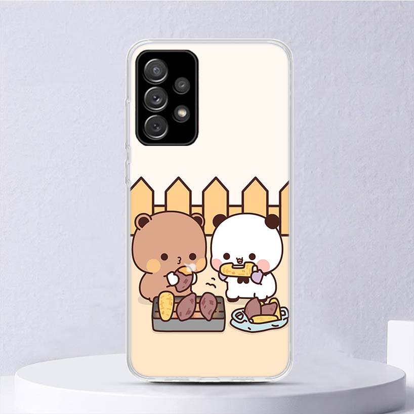 Bubu Dudu Мультяшный Милый Мягкий Чехол Для Samsung Galaxy A16 A15 A14 A13 A56 A55 A54 A53 Чехол Для Телефона A36 A35 A34 A33 A26 A25 A24 A23