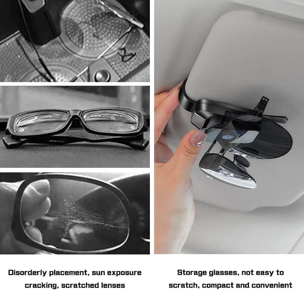 Hub Caps Car Eyeglass Clip Sunshade Sunglasses Holder Glasses Storage Clip For VW Volkswagen Polo Tiguan Passat Golf Jetta Lavid