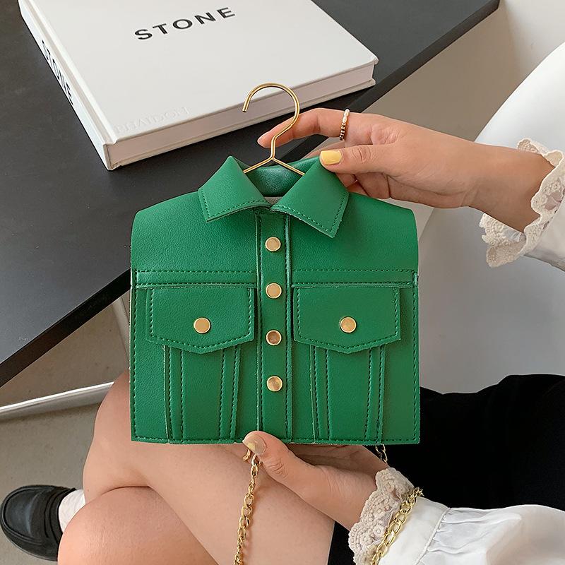 Luxury Brand Jacket Shoulder Bag for Women PU Crossbody Bags Cute Purse and Handbag Designer Chain Crossbody Bag