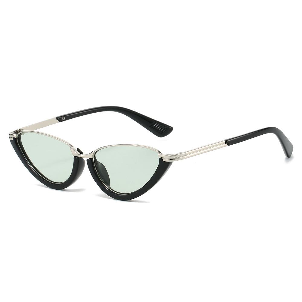 Metal Cat Eye Sunglasses Women For Men Vintage Sun Glasses Steampunk Popular Outdoor Driving Luxury Brand Design Eyeglasses