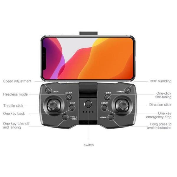 2025 Новый профессиональный складной квадрокоптер S6, воздушный дрон, 8K HD камера, GPS, радиоуправляемый вертолет FPV WIFI, игрушка для обхода препятствий, подарок