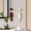 1 Pair Solid Wood Bathroom Sign Men's and Women's WC Door Sign Restroom Sign  Toilet Door Decoration