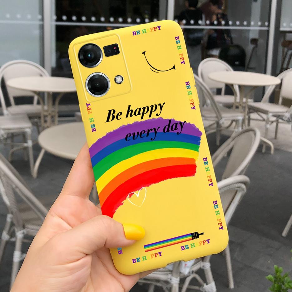 Чехол для Oppo Reno7 4G CPH2363 Oppo F21 Pro 2022 Красивый Чехол с Рисунком Мягкий ТПУ Чехол для Телефона Для Oppo Reno 7 F21 Pro Задняя Крышка