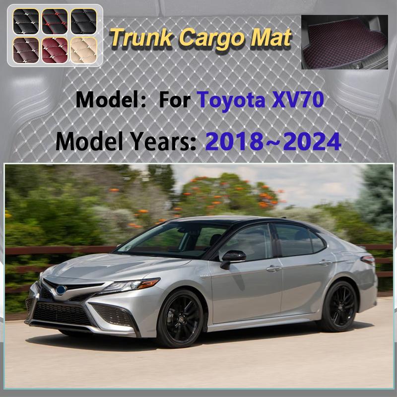 Car Trunk Mats For Toyota Camry XV70 2018~2024 2020 Anti-dirty Pads Cargo Tray Boot Mat Storage Cushion Carpet Auto Accessories