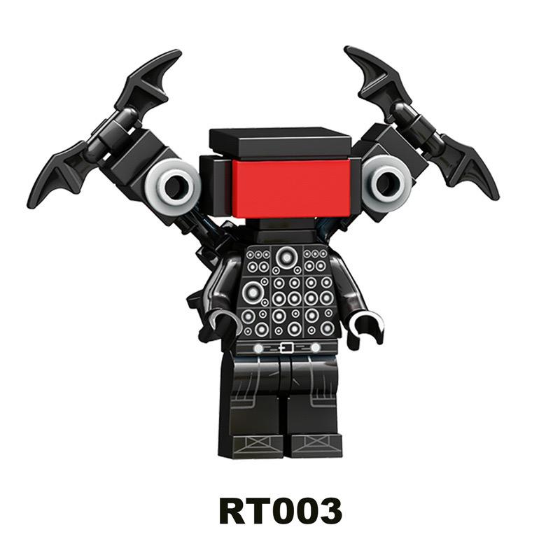 Скибиди Туалет Аниме Мультяшные Кубики Спикермен Телевизормен Оператор Экшн MOC Туалетмен против Монитора Конструктор Аудио