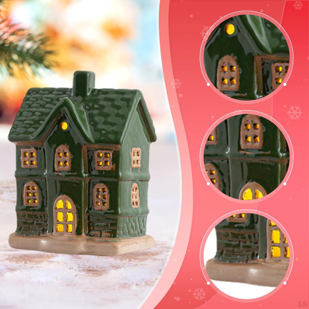 Ceramic with LED Lighting, Small Figurine.