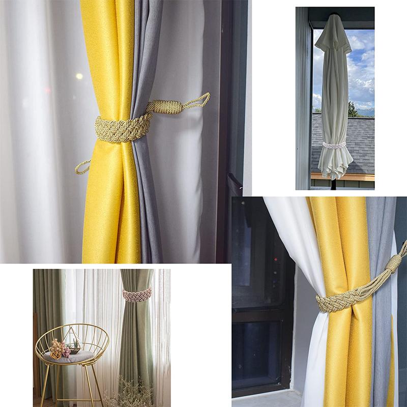 1 шт., подхват для штор ручной работы, тканая веревка «сделай сам», домашний декор, держатель для штор, подхват на спине, оконная драпировка, удерживающая аксессуары для комнаты