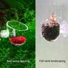 With Suction Cup Automatic Feeder Tapered Hopper Basket Conical Feeder Aquarium Red Worm Feeding