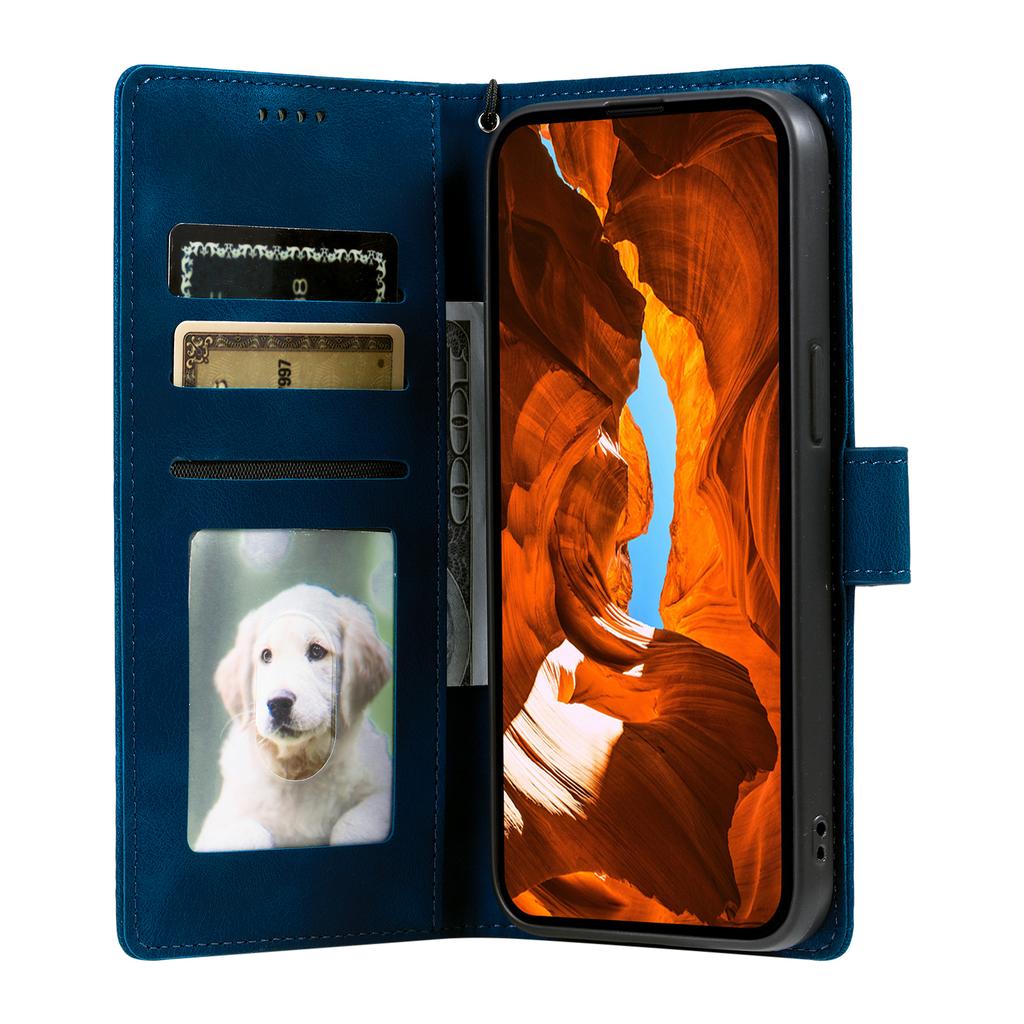 For Motorola Moto G86 5G Case Imprinted Totem Skin Feel Wallet Leather Phone Cover with Hand Strap