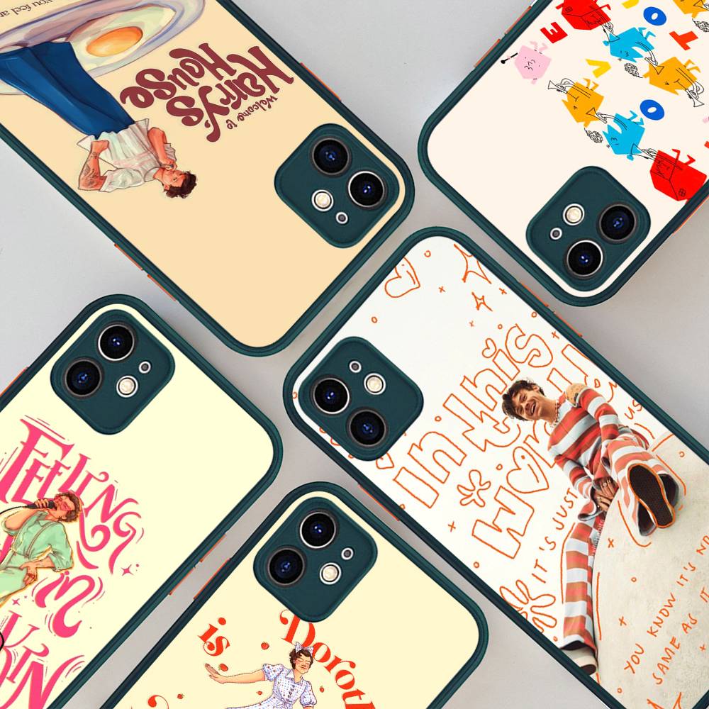 Чехол для телефона Singer S-Styles Love On Tour Harrys для IPhone 16 15 14 13 12 11 Pro Max 7 8 6 6s Plus Матовый чехол