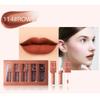 Pudaier Lip Gloss Matte Matte Velvet Liquid Lipstick с антипригарным покрытием, глазурь для губ, пятицветный набор