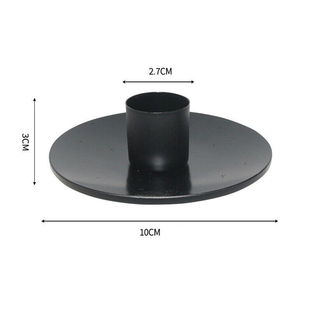 Железная пластинаПодсвечник Металлический подсвечник Настольный декоративный Свадебная вечеринка Фестиваль Канделябр Украшение Домашний подсвечник