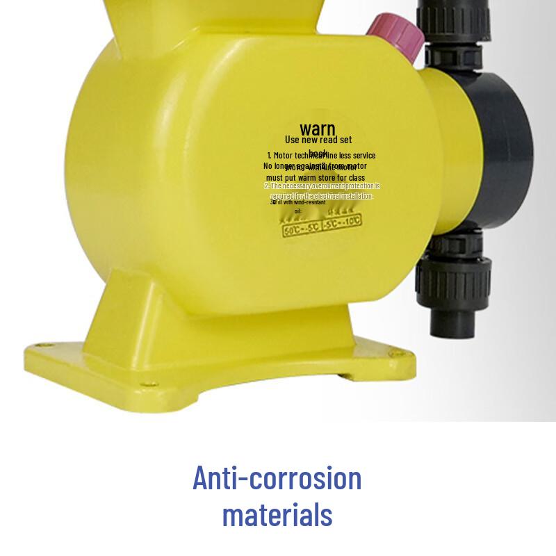 Adjustable Flow Mechanical Diaphragm Metering Pump - Corrosion Resistant for Chemical & Food Industries