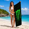Monster Energy Быстросохнущее Микрофибровое Пляжное Полотенце Мягкое Впитывающее Устойчивое к Песку Полотенце Для Пляжа Бассейна Путешествий Лето