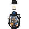 Water Bottle, Vacuum Insulated 2-Way Bottle, 0.8L/0.83L, Black Blue, Direct Drinking, Includes Cup, For Children, Going To Kindergarten or Sch
