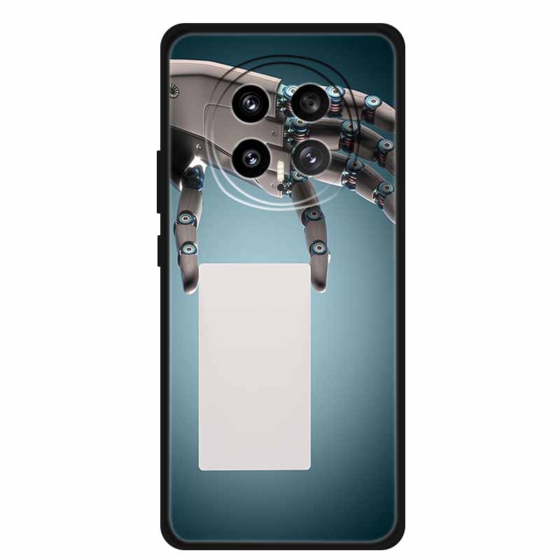Защитный чехол для мобильного телефона For Honor Magic8 5G, с цветочным рисунком, мягкий, черный силикон, задняя крышка для Honor Magic 8 2025, чехол Funda