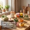 Wooden Tea Set Screenunplugged Party Playset Pretend Play Kitchen