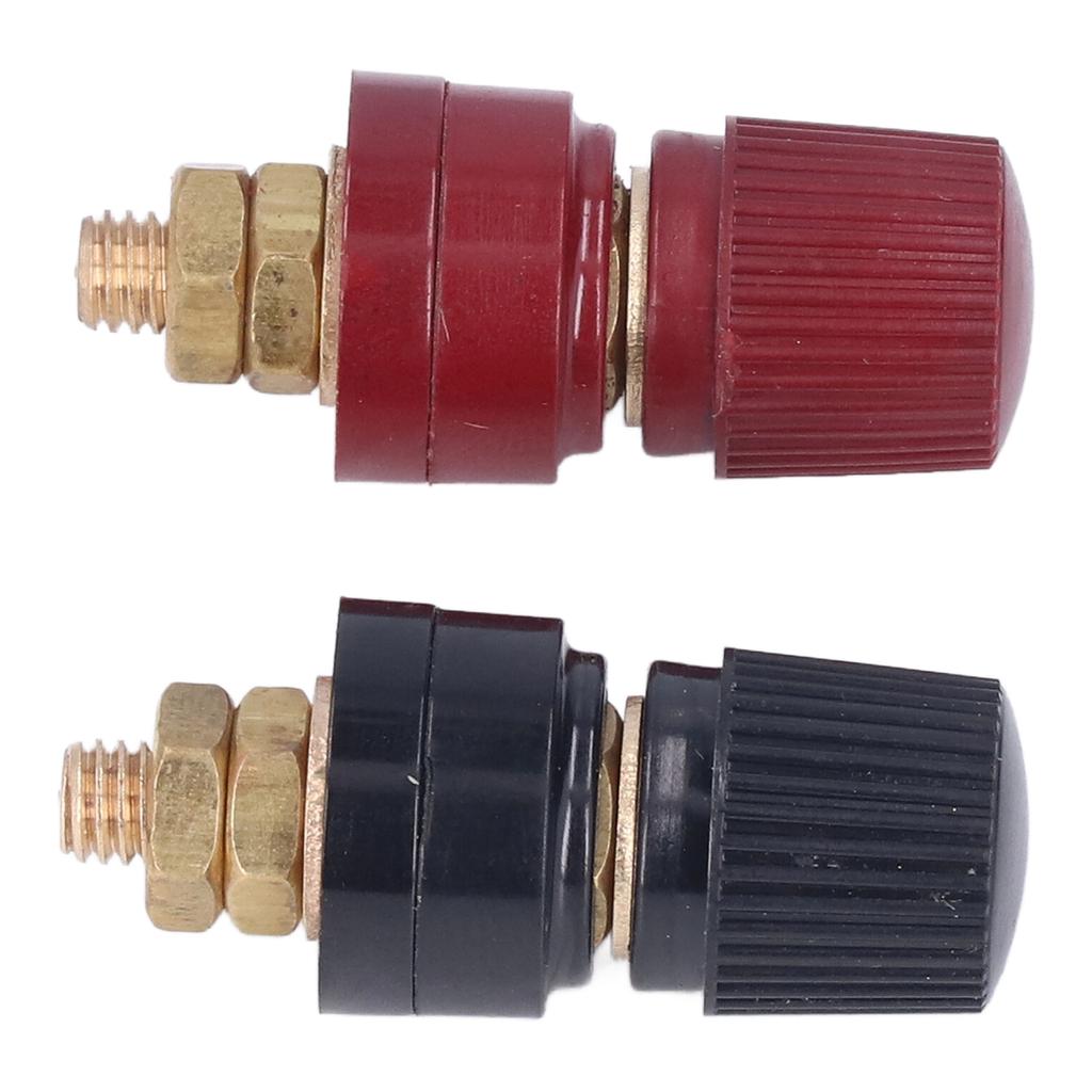 5 комплектов клемм питания, стабильная передача, простая установка, гибкий M6, черный, красный, регулятор напряжения