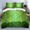 "Elegant Green Floral Decoration Set" Soft Comfortable Duvet Cover Bedding Set Included 1*Duvet Cover & 2*Pillowcases, gift