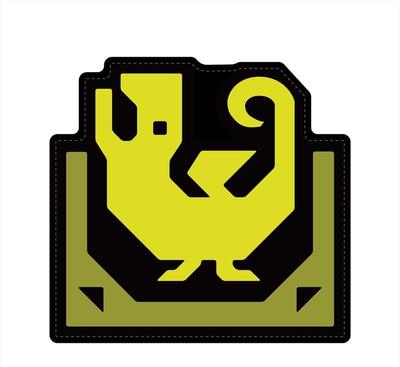 Ловушка-ловушка для пола Monster Hunter H450 x Полиэстеровый вырезанный коврик, Иконка, Прибл.. Ш473 мм,