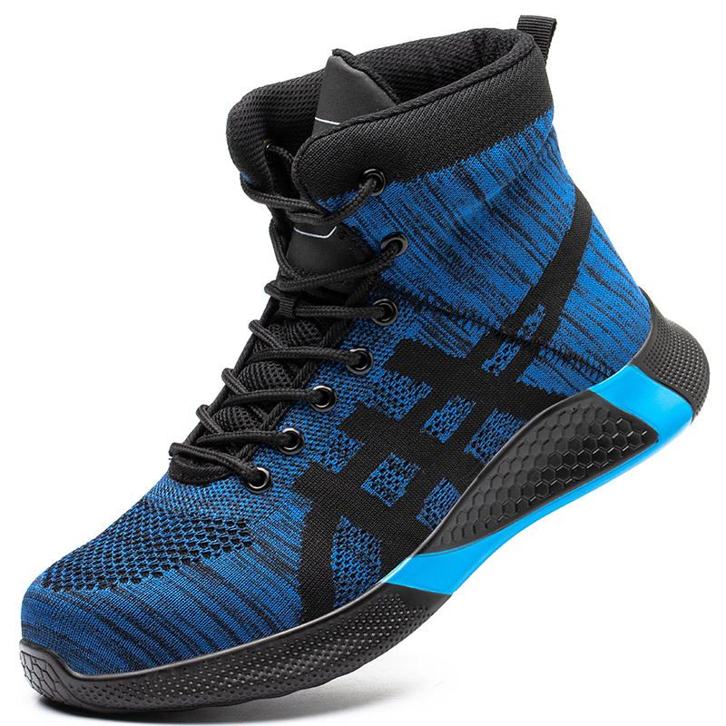 Рабочие ботинки со стальным носком, мужская и женская защитная обувь, легкие неразрушимые защитные ботинки, мужская рабочая обувь, устойчивые к проколам дышащие рабочие кроссовки, размер 36-48