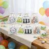 Мешочек для пасхальных яиц Easter Easter Хлопковая сумка для вечеринки Мягкая хлопковая ткань Долговечный хлопок Многоцелевое использование Для пасхальных угощений