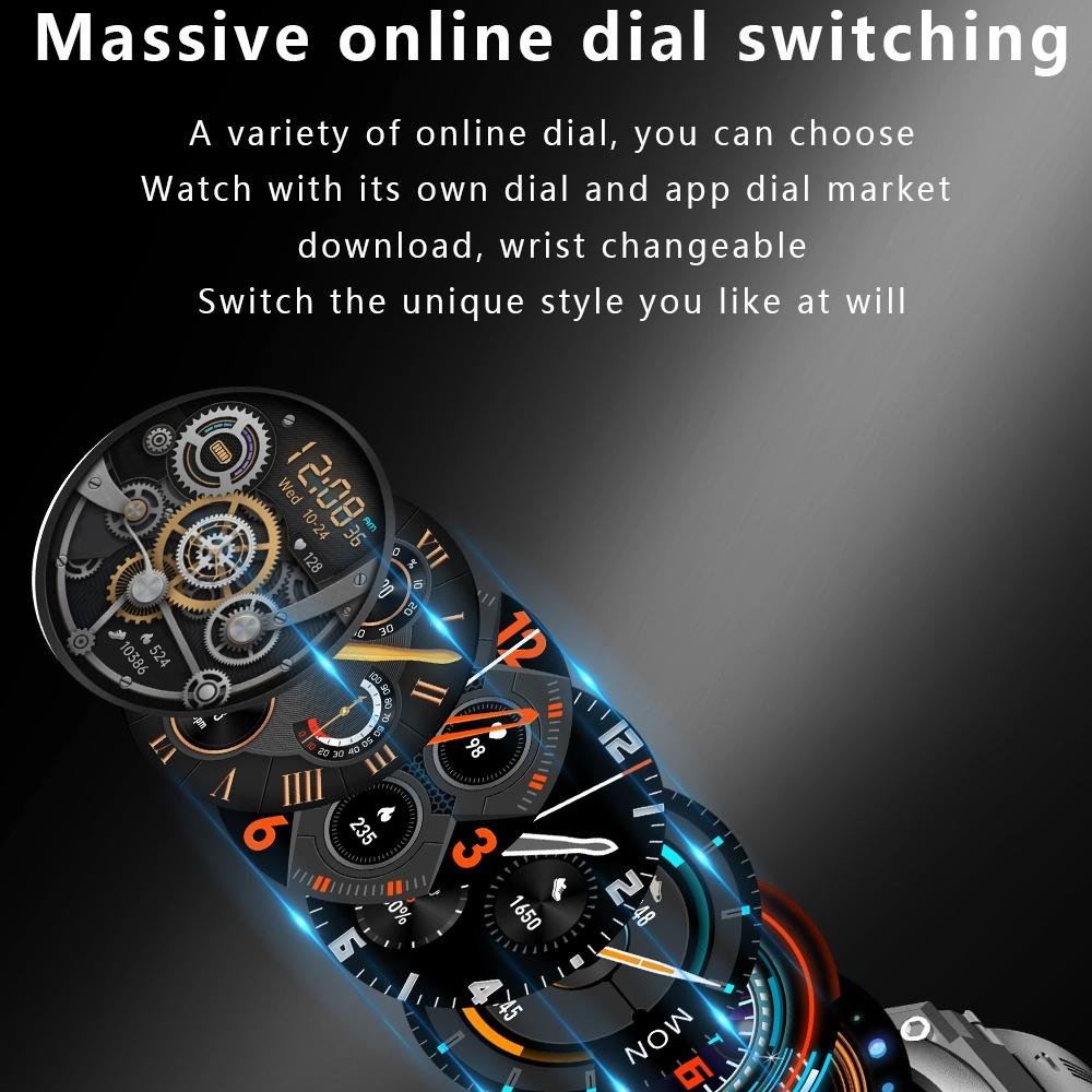 Rainbuvvy T92 Earbud Smartwatch 1.28inch IPS Full Touch 128MB RAM 470mAh BT5.0 TWS IP67 Водонепроницаемый Запись Локальная Музыка Беспроводной Смарт Браслет