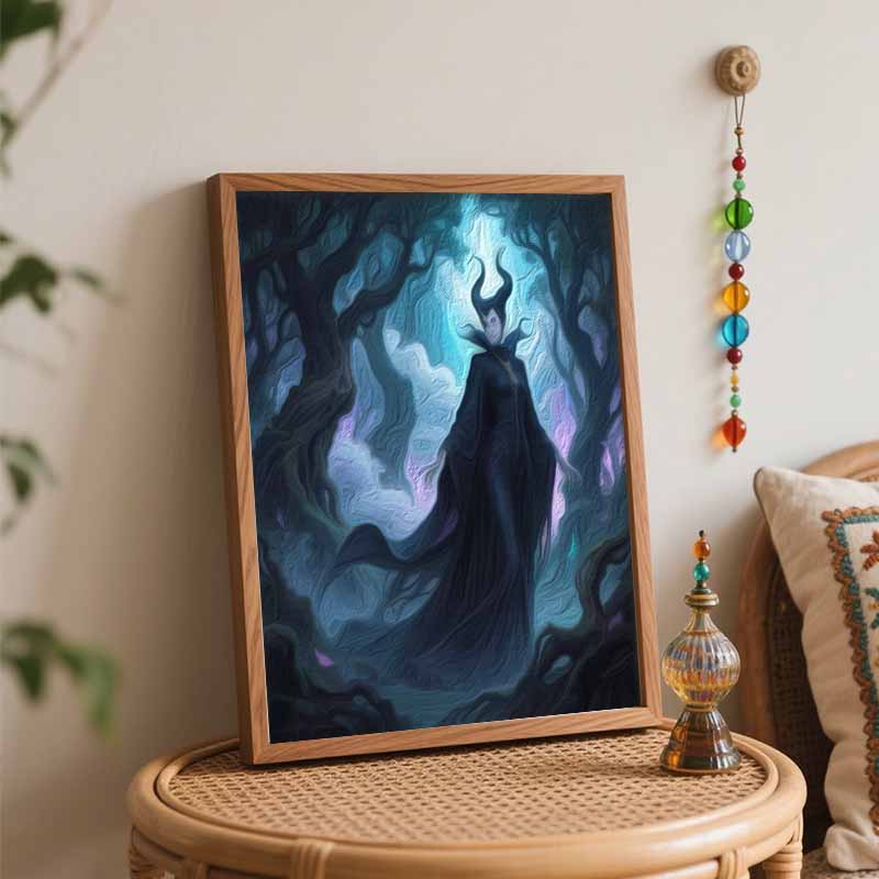 Disney Набор для рисования своими руками Малефисента Классический стиль Декор для дома Поделка Идея подарка Настенное искусство Для гостиной Офис Настенное панно Современный