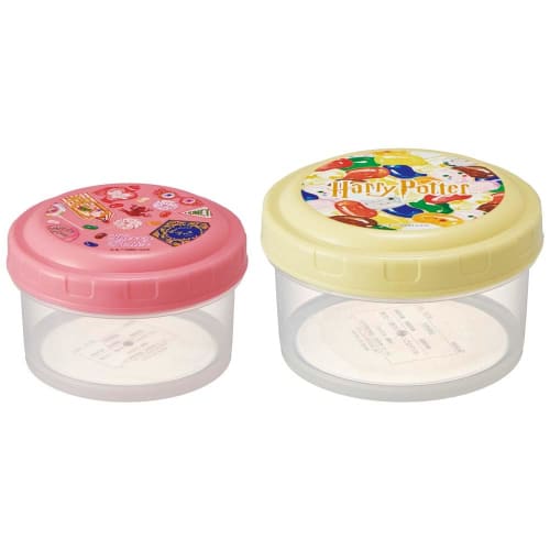 Skater Round Storage Containers, Set of 2, Harry Potter Honeydukes, RFC2SAG-A