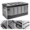 60 л Коробка для хранения в багажнике автомобиля Большой вместимости Ящик для хранения для кемпинга на открытом воздухе Складной ящик для хранения для внедорожников Укладка Наведение порядка
