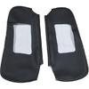 Чехол на солнцезащитный козырек автомобиля, Левый и правый чехол-кожа для солнцезащитного козырька, Пара, Черный, Подходит для Chevy Camaro 1993-2002, для Firebird 1993-2002, Микрофибра