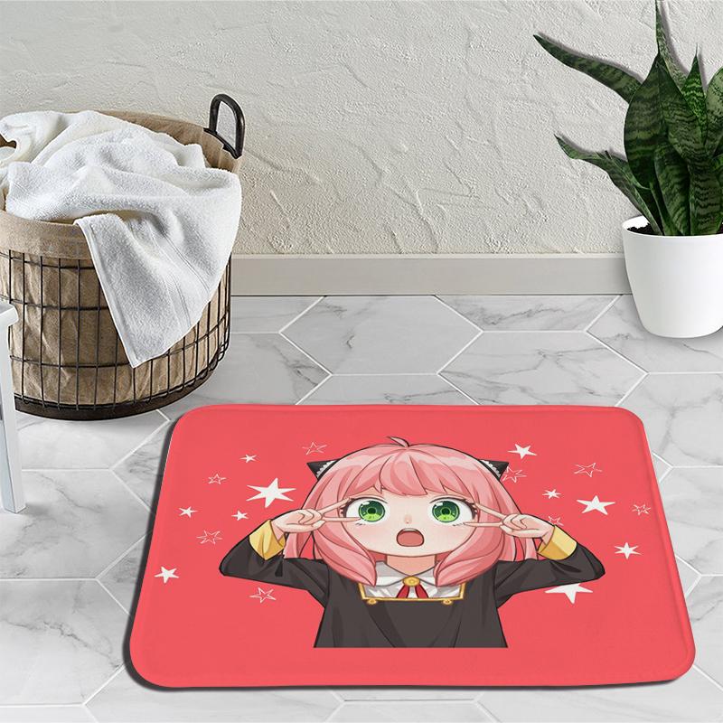 Семейный прикроватный коврик Spy X Anya Forger, дверной ковер Loid Yor Forger, мультяшный напольный коврик для гостиной, тапис, украшение, гобелен