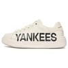 MLB Chunky Classic P Синтетическая кожа Удобные Универсальные Нескользящие Износостойкие Низкие Кроссовки Унисекс Кроссовки Белый Черный 3ASXCCP3N-50WHS
