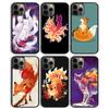 Чехол для телефона с рисунком лисы Кицунэ, задняя крышка для iPhone 17 Air 16 15 14 13 11 12 Pro Max Plus Fundas Coque