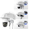 Security Camera Sun Rain Cover Shield Weatherproof Roof for Outdoor Dome Bullet Cameras Weatherproof Protections