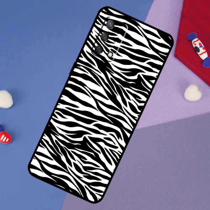 Чехол с принтом в полоску зебры для OPPO A74 A94 A54 A17 A57 A77 A18 A58 A78 A98 A15 A52 A72 A5 A9 A53S A16 A76 A96