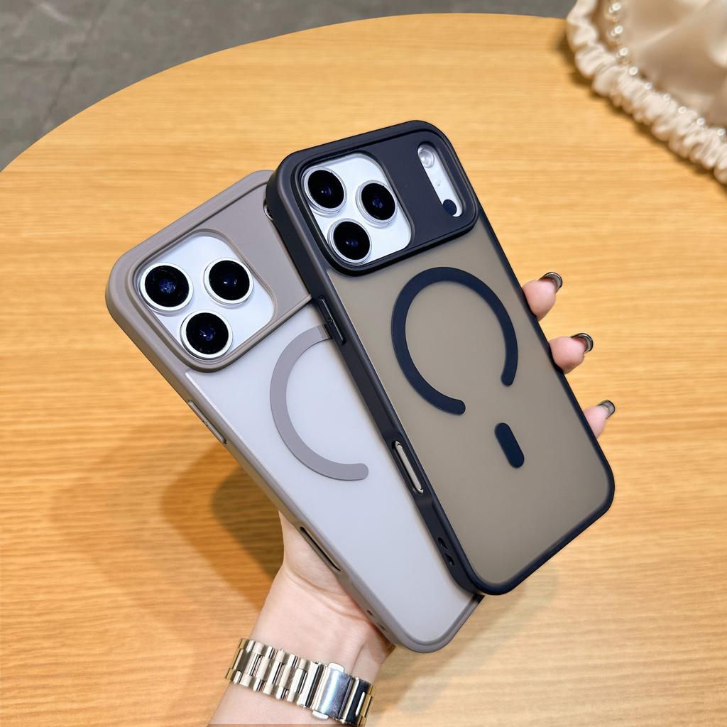 Подходит для iPhone17 Приятный на ощупь Магнитная зарядка Чехол для мобильного телефона Apple 16proMax Матовый 15 Чехол с защитой от падений