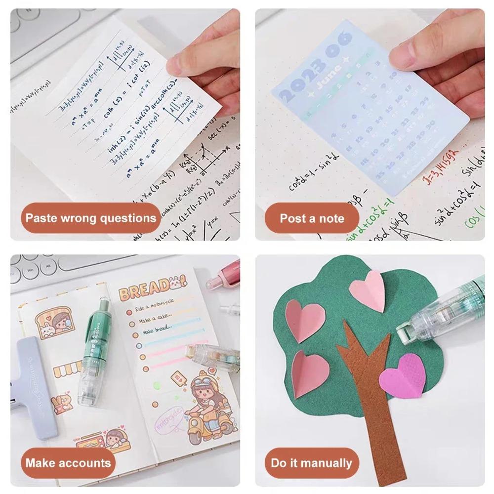 High Viscosity Correction Tape Glue Tape Large Capacity Press-On Dot Glue  DIY Scrapbooking