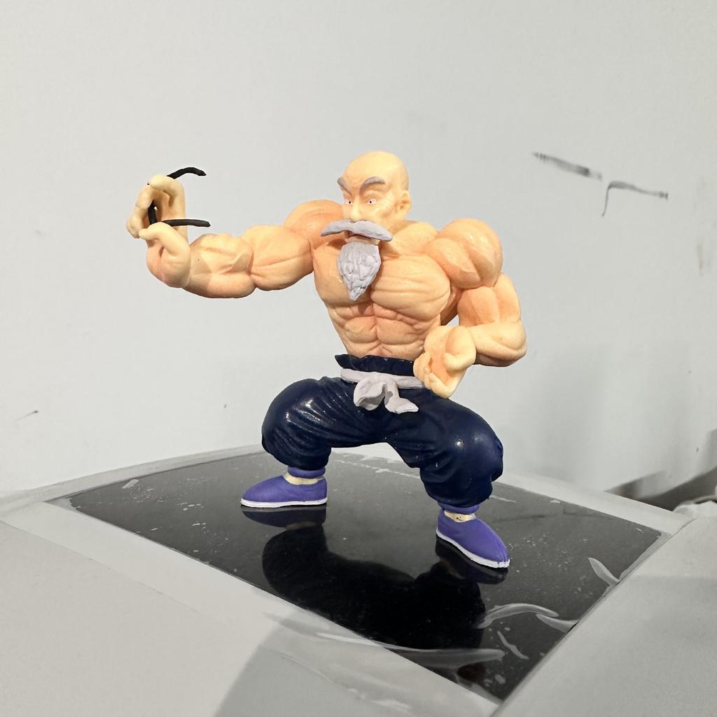 9Cm Anime Dragon Ball Mini Figure Goku Kame Sennin Figurine Muscle Master Roshi Pvc Action Figure Model Children Dolls Gift Toys