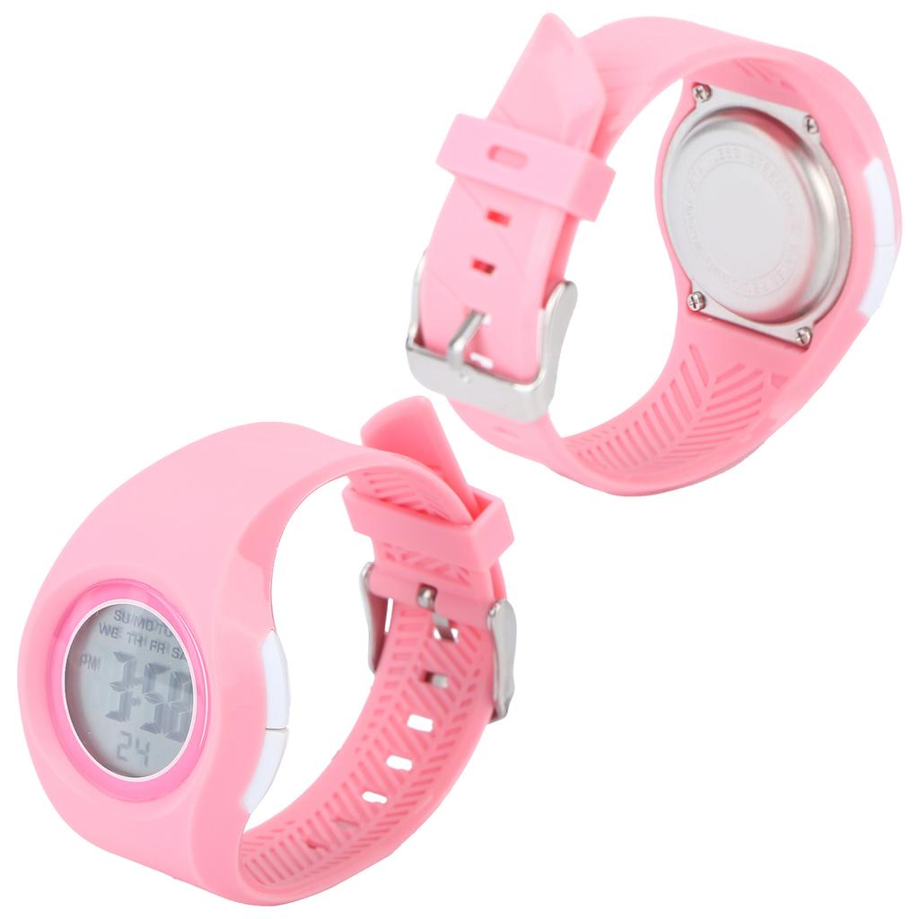 Simple Stylish Students Digital Watch Waterproof Children Kid Watch with Backlight