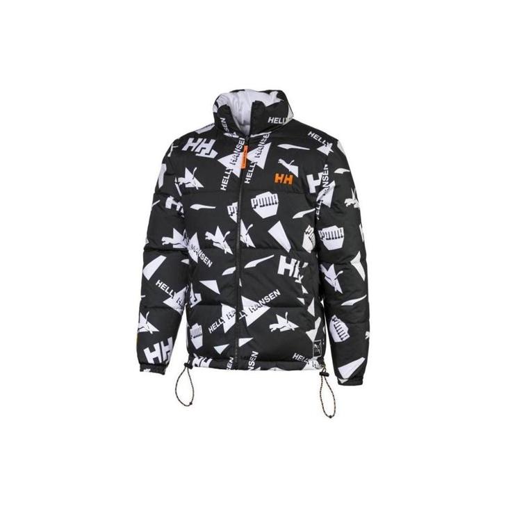 Puma X Helly Hansen Collaboration стойка воротник двусторонняя теплая хлопковая куртка унисекс верхняя одежда многоцветная 597081-01